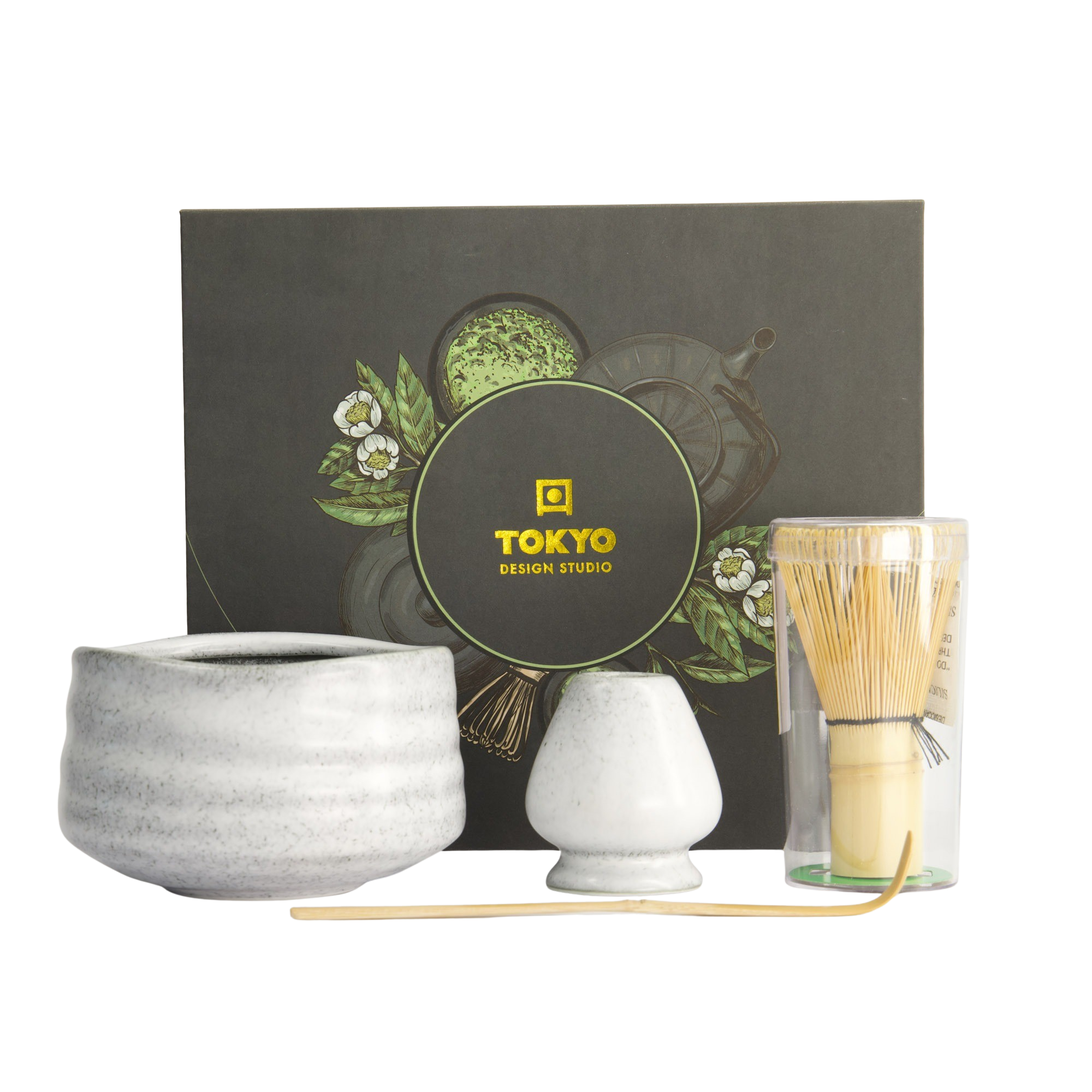 Matcha gavesæt - grå